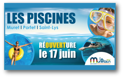 Le Muretain Agglo //Réouverture piscines
