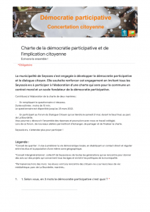thumbnail of Concertation _Charte de la démocratie participative et de l’implication …