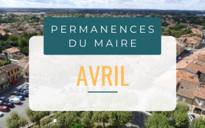 Permanences du Maire
