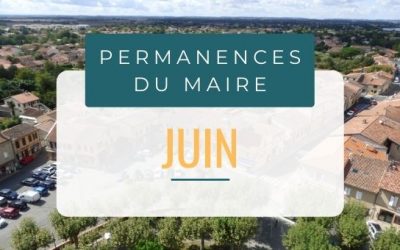 Permanences du Maire