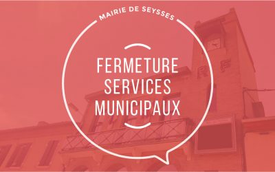 Fermeture services municipaux
