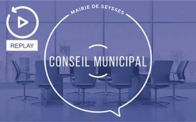 Conseil Municipal du 15/12 en replay