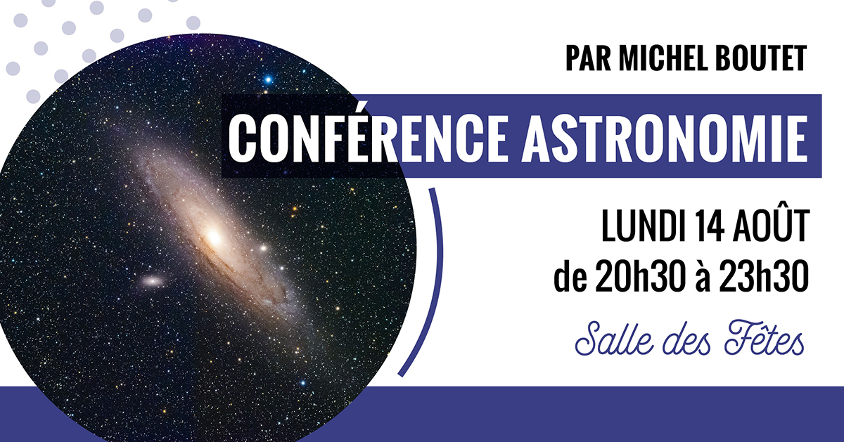 Conférence astronomie Michel Boutet