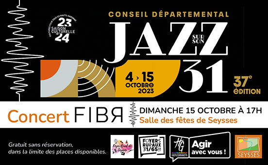 Mini affiche Jazz sur son 31 Concert à Seysses de FIBR