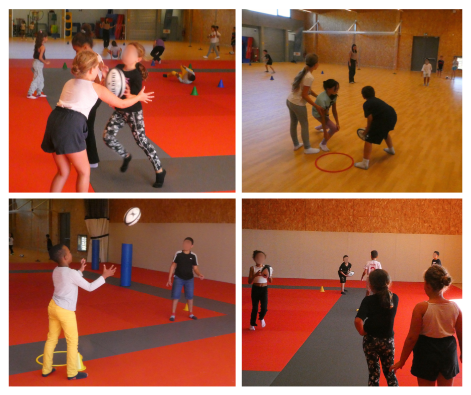 Ateliers balle ovale au dojo Brianna Vidé - CE1/CE2 et CE2 - 25/09/2023