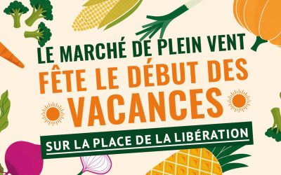 Le marché fête le début des vacances