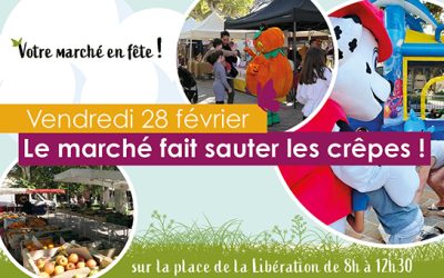 Le marché fait sauter les crêpes !