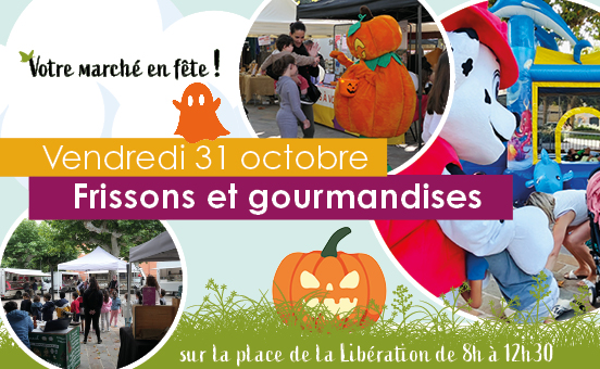 Le Marché fête Halloween !