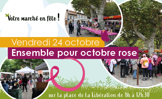Le marché soutient Octobre Rose