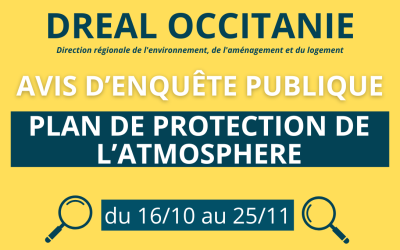 Enquête publique : plan de protection de l’atmosphère