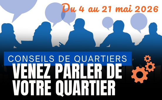 Venez parler de votre quartier