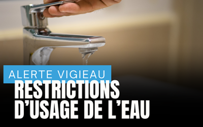 Restriction d’usage de l’eau