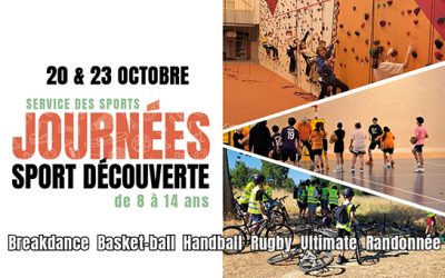 Journées « sport découverte » vacances