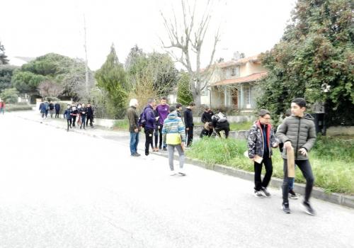PAJ chantiers loisirs fev 2019 balisage Bourdette Paucheville 40
